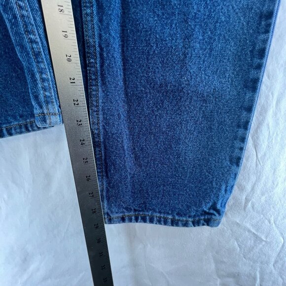 Lee Regular Fit Jeans Mens 40X30 Straight Fit Button Zip Fly 5-Pocket Denim Blue - Picture 9 of 14